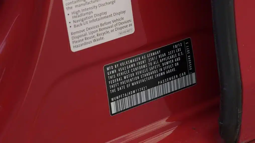 Étiquettes inviolables identification vehicule