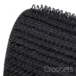 Le crochet - partie mâle de l'auto-agrippant