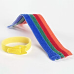 Attaches-câbles Velcro avec passant - panaché