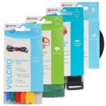 Attaches-câbles Velcro avec passant et en ruban